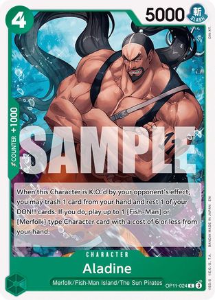 Aladine (OP11-024) - [A Fist of Divine Speed] - Trinity Hobby