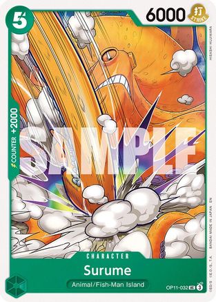 Surume (OP11-032) - [A Fist of Divine Speed] - Trinity Hobby