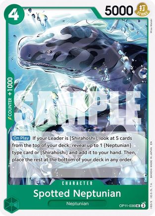Spotted Neptunian (OP11-036) - [A Fist of Divine Speed] - Trinity Hobby