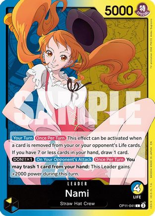 Nami (041) (OP11-041) - [A Fist of Divine Speed] - Trinity Hobby