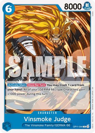 Vinsmoke Judge (OP11-044) - [A Fist of Divine Speed] - Trinity Hobby