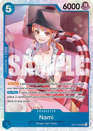 Nami (054) (OP11-054) - [A Fist of Divine Speed] Foil - Trinity Hobby