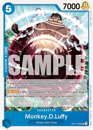 Monkey.D.Luffy (058) (OP11-058) - [A Fist of Divine Speed] - Trinity Hobby