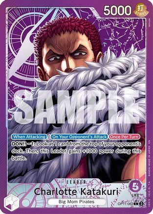 Charlotte Katakuri (062) (Alternate Art) (OP11-062) - [A Fist of Divine Speed] Foil - Trinity Hobby