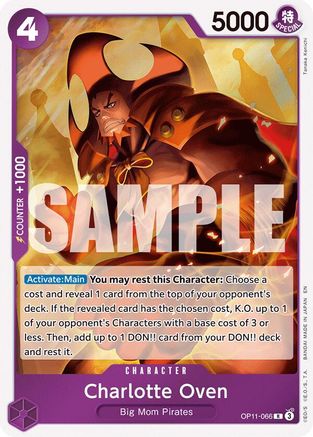 Charlotte Oven (OP11-066) - [A Fist of Divine Speed] Foil - Trinity Hobby