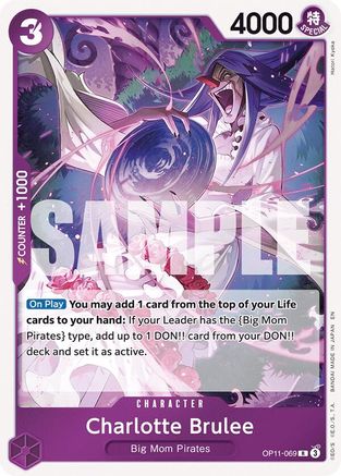 Charlotte Brulee (OP11-069) - [A Fist of Divine Speed] Foil - Trinity Hobby
