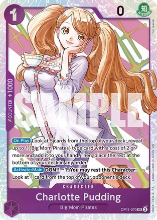 Charlotte Pudding (OP11-070) - [A Fist of Divine Speed] Foil - Trinity Hobby