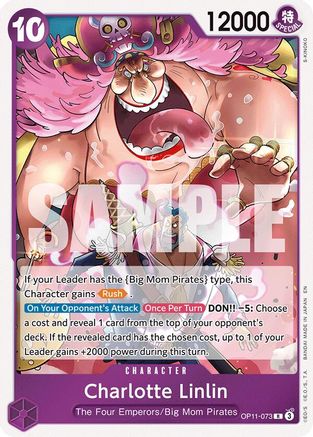 Charlotte Linlin (OP11-073) - [A Fist of Divine Speed] Foil - Trinity Hobby