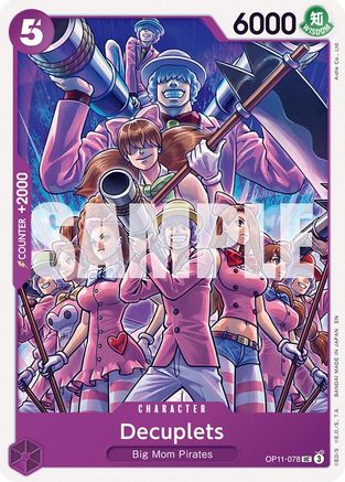 Decuplets (OP11-078) - [A Fist of Divine Speed] - Trinity Hobby