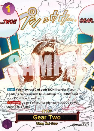 Gear Two (Alternate Art) (OP11-080) - [A Fist of Divine Speed] Foil - Trinity Hobby