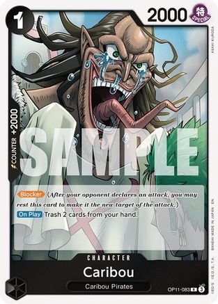 Caribou (OP11-083) - [A Fist of Divine Speed] Foil - Trinity Hobby