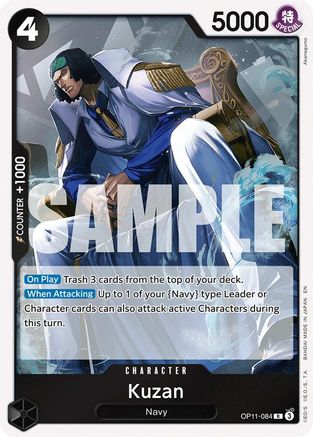 Kuzan (OP11-084) - [A Fist of Divine Speed] Foil - Trinity Hobby