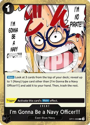 I'm Gonna Be a Navy Officer!!! (OP11-099) - [A Fist of Divine Speed] Foil - Trinity Hobby