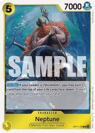 Neptune (OP11-108) - [A Fist of Divine Speed] Foil - Trinity Hobby