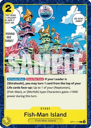 Fish-Man Island (OP11-117) - [A Fist of Divine Speed] - Trinity Hobby