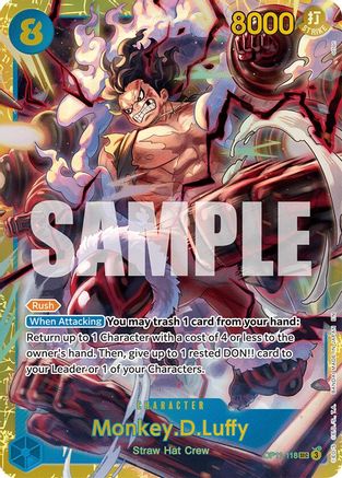 Monkey.D.Luffy (118) (OP11-118) - [A Fist of Divine Speed] Foil - Trinity Hobby