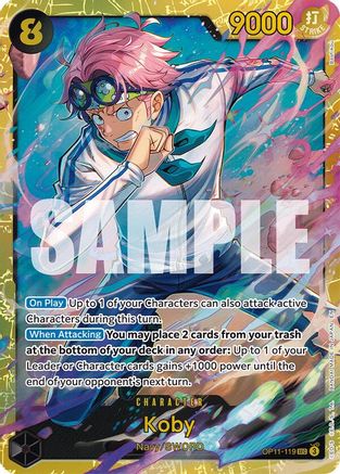 Koby (119) (OP11-119) - [A Fist of Divine Speed] Foil - Trinity Hobby