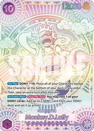 Monkey.D.Luffy (119) (SP) (OP05-119) - [A Fist of Divine Speed] Foil - Trinity Hobby