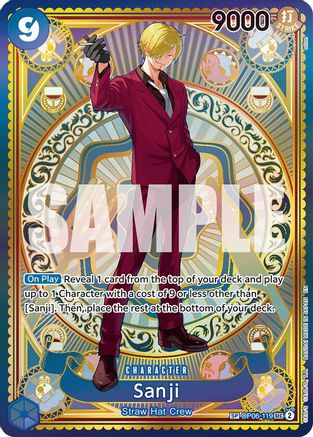 Sanji (SP) (OP06-119) - [A Fist of Divine Speed] Foil - Trinity Hobby