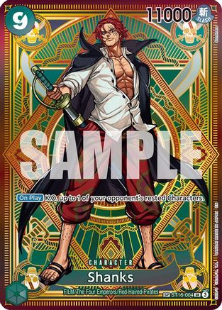 Shanks (SP) (ST16-004) - [A Fist of Divine Speed] Foil - Trinity Hobby