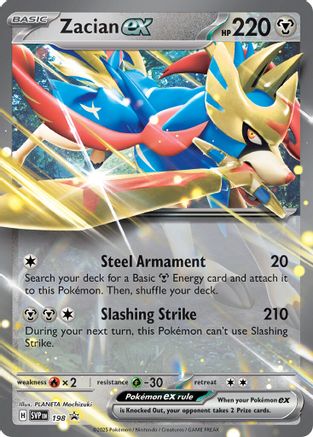 Zacian ex - 198 - ( 198) [SV Scarlet & Violet Promo Cards] Holofoil - Trinity Hobby