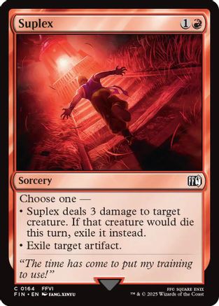 Suplex  [Foil]  (FIN-164) - [FINAL FANTASY] - Trinity Hobby