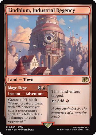 Lindblum, Industrial Regency // Mage Siege  [Foil]  (FIN-285) - [FINAL FANTASY] - Trinity Hobby