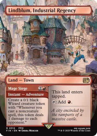 Lindblum, Industrial Regency // Mage Siege  (FIN-312) - [FINAL FANTASY] (Borderless) - Trinity Hobby