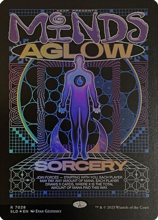 Minds Aglow (Rainbow Foil) (SLD-7028) - [Secret Lair Drop Series] Foil - Trinity Hobby