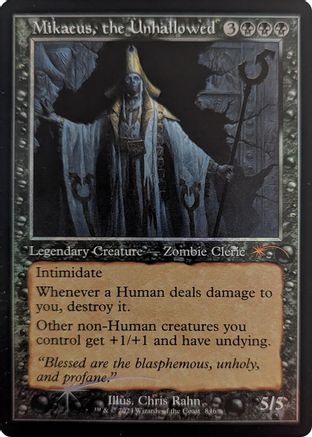 Mikaeus, the Unhallowed (Retro Frame) (SLD-846) - [Secret Lair Drop Series] Foil - Trinity Hobby