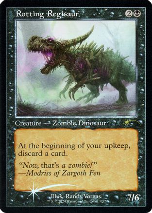 Rotting Regisaur (Retro Frame) (SLD-852) - [Secret Lair Drop Series] Foil - Trinity Hobby