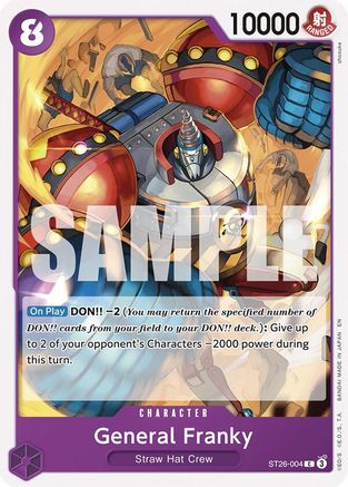 General Franky (ST26-004) - [Starter Deck 26: PURPLE/BLACK Monkey.D.Luffy]