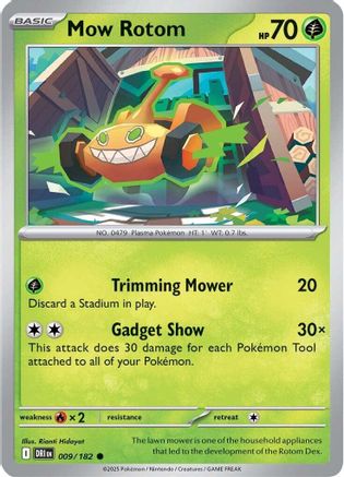 Mow Rotom  - (009) Reverse Holofoil [SV10 Destined Rivals] - Trinity Hobby