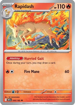 Rapidash - 030/182  - (030/182)  [SV10 Destined Rivals] - Trinity Hobby