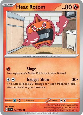 Heat Rotom  - (043)  [SV10 Destined Rivals] - Trinity Hobby