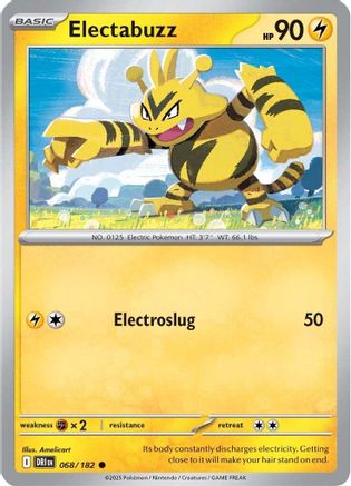 Electabuzz  - (068) Reverse Holofoil [SV10 Destined Rivals] - Trinity Hobby