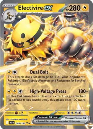 Electivire ex - 069/182  - (069/182) Holofoil [SV10 Destined Rivals] - Trinity Hobby