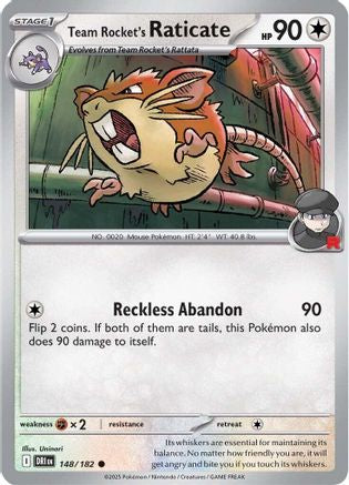 Team Rocket's Raticate - 148/182  - (148/182)  [SV10 Destined Rivals] - Trinity Hobby