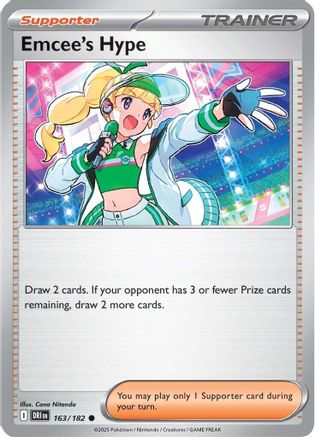 Emcee's Hype - 163/182  - (163/182)  [SV10 Destined Rivals] - Trinity Hobby