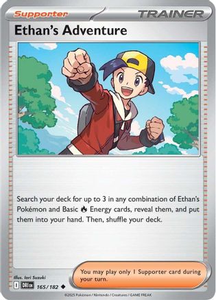 Ethan's Adventure - 165/182  - (165/182) Reverse Holofoil [SV10 Destined Rivals] - Trinity Hobby