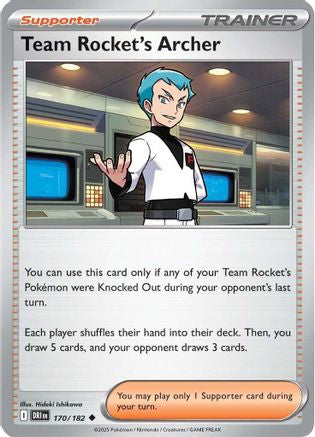 Team Rocket's Archer - 170/182  - (170/182) Reverse Holofoil [SV10 Destined Rivals] - Trinity Hobby
