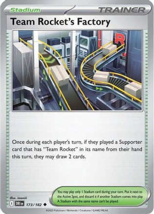 Team Rocket's Factory  - (173) Reverse Holofoil [SV10 Destined Rivals] - Trinity Hobby