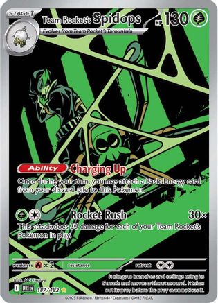 Team Rocket's Spidops - 187/182  - (187/182) Holofoil [SV10 Destined Rivals] - Trinity Hobby