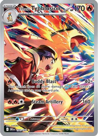 Ethan's Typhlosion - 190/182  - (190/182) Holofoil [SV10 Destined Rivals] - Trinity Hobby
