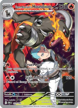Team Rocket's Houndoom - 191/182  - (191/182) Holofoil [SV10 Destined Rivals] - Trinity Hobby