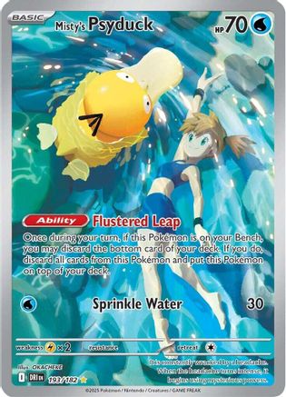 Misty's Psyduck - 193/182  - (193/182) Holofoil [SV10 Destined Rivals] - Trinity Hobby