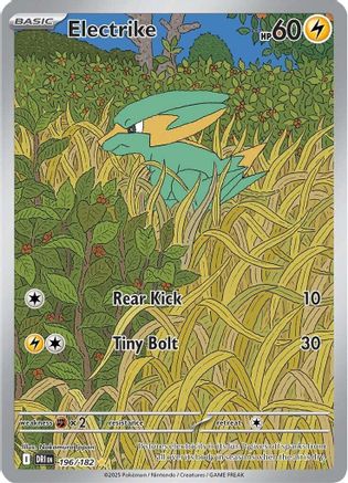 Electrike - 196/182  - (196/182) Holofoil [SV10 Destined Rivals] - Trinity Hobby