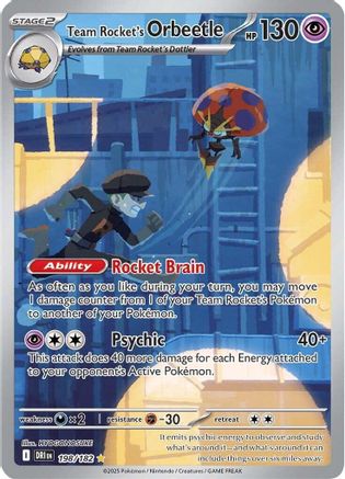 Team Rocket's Orbeetle - 198/182  - (198/182) Holofoil [SV10 Destined Rivals] - Trinity Hobby