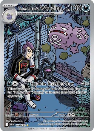 Team Rocket's Weezing - 199/182  - (199/182) Holofoil [SV10 Destined Rivals] - Trinity Hobby