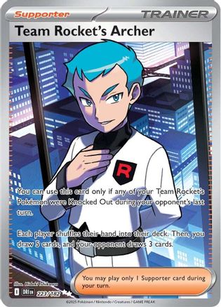 Team Rocket's Archer - 223/182  - (223/182) Holofoil [SV10 Destined Rivals] - Trinity Hobby